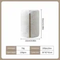 Sac a linge en filet cylindrique avec fermeture eclair, double couche pour vetements. - Cylindrique (22*33cm)