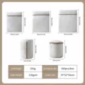 Set de 5 sacs à linge en filet épaissi, pochette de protection durable pour machine. - Lot de 5 pièces (S, M, L + cylindre + sac à soutiens-gorge)