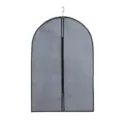 Housse de vêtement suspendue 3D grise sac à costume anti-poussière rangement long manteau - Style 3D / 60x90cm / Modèle Non Tissé Gris