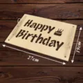 Houten Verjaardag Bord Teken Creatief Geld Houder Cadeau Decoratie 27x19cm Artikel - Gefeliciteerd