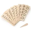 Planches d'entraînement au contrôle du stylo en bois, ensemble de jouets Montessori. - Géométrique