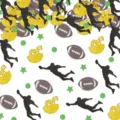 Football glitter confetti decorations for sports themed birthday party super bowl table decor items - 100 Pieces/Pack