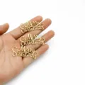 Gold glitter Merry Christmas paper confetti table scatter for holiday party decorations. - 30Pcs Pack