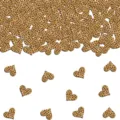 Coriandoli a cuore con stampa leopardata per feste di compleanno safari e decorazioni - Confezione da 100