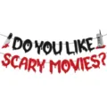 Halloween scary movie party banner glitter blood dripping design horror theme hanging decor - Do You Like Scary Movies Halloween Banners