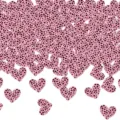 Roze luipaard hart confetti voor safari verjaardag feest decoratie en vrijgezellenfeest. - 100 Stuks/Verpakking