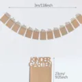 School years photo banner kindergarten to 12th grade kraft paper graduation party decor - Khaki