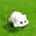 Mini figurine animal en resine mignonne micro paysage DIY ornament decoratif petit jouet chiot - 3# Pince à Cheveux Ours