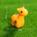 Mini figurine girafe en résine mignon animal dessin animé micro paysage décoration 2.4cm - Girafe