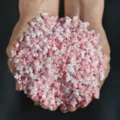 Pink white decorative gravel pebbles for succulent plants pots garden landscaping design. - 1 Jin Yingwu 0.3-0.5cm