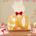 Hölzerne 90 Geburtstag Nummer Dekoration Schild mit LED Lichtern und Geschenkbeutel. - 90