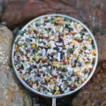 Colorful aquarium gravel natural small stones for fish tank landscaping and plant pot decoration. - 1 Jin / 0.5kg (0.3-0.5cm) / Five-Flower