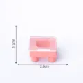 Pink miniature dollhouse table model, DIY micro landscape decoration accessory and furniture. - 4# Coffee Table