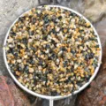 Natural small stones gravel for aquarium landscaping and flower pot paving, multi-colored pebbles. - 1 Jin / 0.5kg (0.3-0.5cm) / Stream Sand
