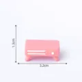 Miniature pink dollhouse furniture table model diy micro landscape decorative accessory item - 7# TV Stand