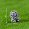 Miniature stone lion figurine for DIY moss micro landscape garden decor and animals. - No. 15 Lion