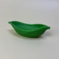 Mini juguete de barco de hoja verde, adorno de escritorio, regalo infantil perfecto. - Bote de Hoja / 1 Pieza/Paquete