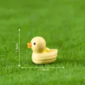 Mini yellow duck figurine resin micro landscape cute DIY garden decor ornament 1.5cm - No. 16 Small Yellow Duck
