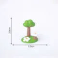 Miniature resin tree and flower micro landscape DIY ornament dollhouse fairy garden accessory 3.8cm - 9# Cat Tree