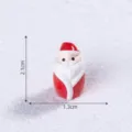 Mini figura de Papá Noel variante, decoración de micropaisaje de resina roja y blanca. - 7# Papá Noel