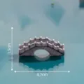 Adorno de puente de arco de resina en miniatura para jardín de hadas pecera bonsái decoración - Talla 4