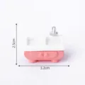 Dollhouse miniature bathroom sink furniture, cute pink and white resin washbasin for DIY craft. - 12-2# Sink