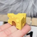 Cute yellow cheese house miniature figurine resin charm for DIY craft and phone case deco. - Style O House (17x32mm)