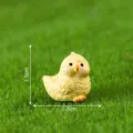 Mini resin yellow chick figurine, cute micro landscape animal DIY decoration accessory ornament. - No. 22 Small Bird