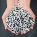 Black and white aquarium gravel natural decorative small stones for fish tank and pots - 1 Jin / 0.5kg (0.1-0.3cm) / Black and White