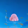 Cute pink resin octopus miniature figurine micro landscape DIY decoration accessory. - No. 26 Little Octopus