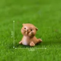 Miniature cute otter animal figurine, 1.7x1.8cm resin DIY moss landscape decor accessory. - No. 27 Little Seal
