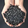 Natural black polished pebbles for aquarium landscaping, vase filler and garden pot decor. - 1 Jin / 0.5kg (0.4-0.8cm) / Shining Black