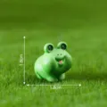 Miniature green frog resin figurine for moss landscape garden DIY craft decor 1.8cm - No. 31 Little Frog