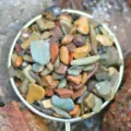 Natural colorful river stones pebbles for aquarium landscaping, fish tank and plant pot decoration. - 1 Jin / 0.5kg (0.5-1.8cm) / Eco Stone