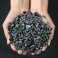Natural black river rocks gravel for fish tank aquarium landscaping and plant pot decoration. - 1 Jin / 0.5kg (0.7-1.5cm) / Dark Night