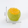 Colgante de resina de fruta transparente adorno en miniatura DIY accesorio decorativo. - 5# Yaca a medio pelar