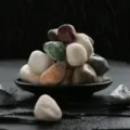 Decorative colorful pebbles stones for aquarium fish tank potted plants gardening decor 1 lb - 500g Multicolor Pebbles (1.8–3.0cm)