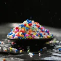 Colorful decorative pebbles for succulent plants and fish tanks, vibrant mixed stone gravel. - 500g Rainbow Pebbles (0.3–0.5cm)