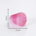 Fruta linterna rosa degradado resina bricolaje decoracion miniatura adorno de la mesa - 21# Manzana de agua