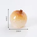 Miniatura di frutto lanterna con gradiente luminoso decorazione per la casa piccolo ornamento 2,6 cm - 22# Longan