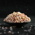 Natural decorative small stones and colorful pebbles for fish tanks, garden pots. - Yellow