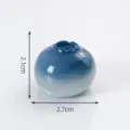 Pequeño adorno DIY con forma de fruto de linterna azul, decoracion de escritorio. - 28# Arándano