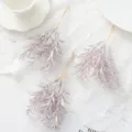 Kunstmatige glitter stergras takken voor huisdecoratie, bruiloft doe-het-zelf en mooie bloemstukken. - Kersenbloesem Roze