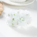 White artificial flower bunch for wedding DIY crafts, home decor and floral arrangement. - Bouquet of 6 Flowers / White