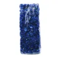 Blue artificial paper roses bulk pack for DIY flower wreaths and wedding craft box accessories - 144 Pieces/Pack / Sapphire Blue