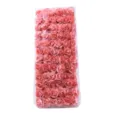 Artificial pink foam roses in clear bag, perfect for DIY garlands and wedding crafts. - 144 Pieces/Pack / Watermelon red