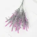Bouquet di lavanda artificiale floccata per decorazione di nozze e composizione - Violetto