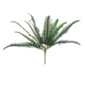 Ramo di felce artificiale pianta verde stile nordico erba di Boston di simulazione per casa. - Pianta artificiale di cycas a 15 teste / Verde