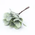 Branche de feuilles vertes givrées artificielles pour guirlande DIY et décoration SKU - Type 3