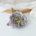 Kunstmatige pioenroos bloemhoofd voor bruiloft DIY ambachtelijke bloemenwand decor - Grijsgroen
